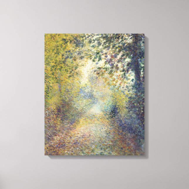 Landschaft im Wald (von Pierre-Auguste Renoir) Leinwanddruck (Vorderseite)
