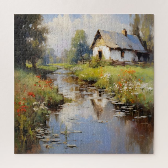 Landschaft Impressionismus (Vertikal)