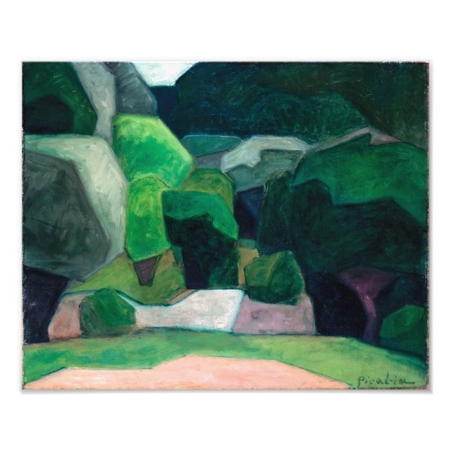 Landschaft in Cassis | Francis Picabia | Fotodruck (Vorne)
