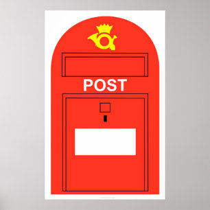 Landschaft in Dänemark Poster