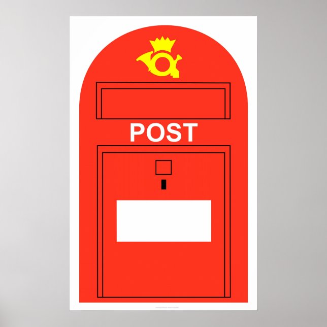 Landschaft in Dänemark Poster (Vorne)