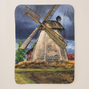 Landschaft in den Niederlanden Sherpa Blanket Sherpadecke