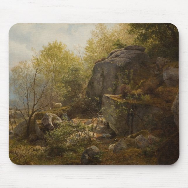 Landschaft in der Nähe von Conway, North Wales (na Mousepad (Vorne)