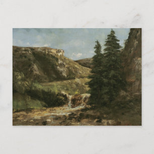 Landschaft in der Nähe von Ornans, c.1858 Postkarte