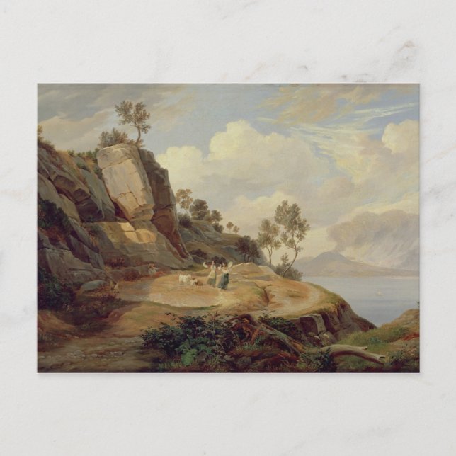 Landschaft in Italien Postkarte (Vorderseite)