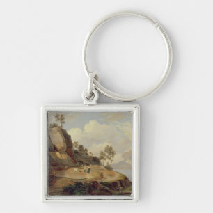 Landschaft in Italien Schlüsselanhänger