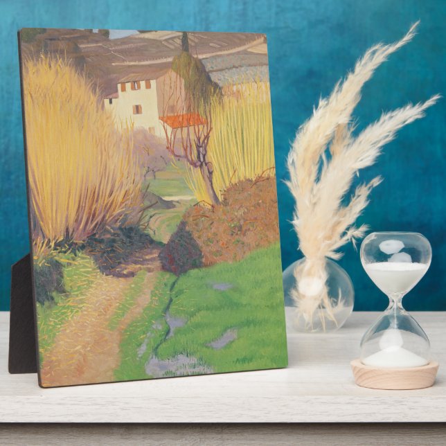 Landschaft in Lagnes, 1921 Fotoplatte (Seite)