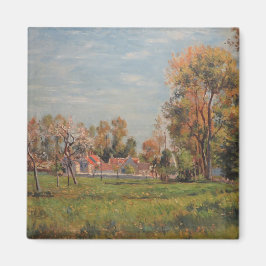 Landschaft in Lagny (Frankreich) Magnet