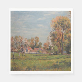 Landschaft in Lagny (Frankreich) Serviette