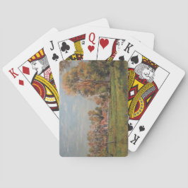 Landschaft in Lagny (Frankreich) Spielkarten