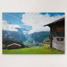Landschaft in Wengen in der Schweiz