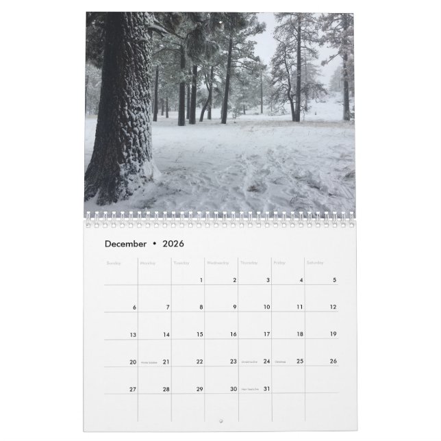 Landschaft Kalender (Dez 2026)