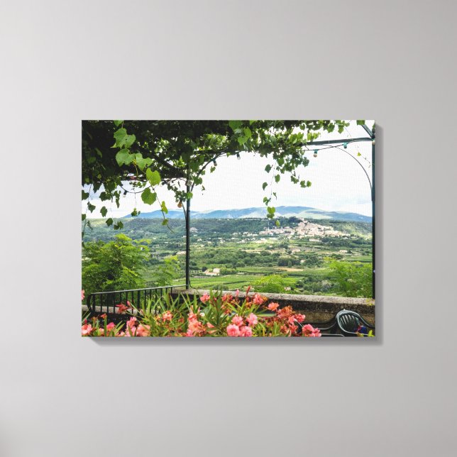 Landschaft ländlicher Gebiete, Frankreich Leinwanddruck (Vorderseite)