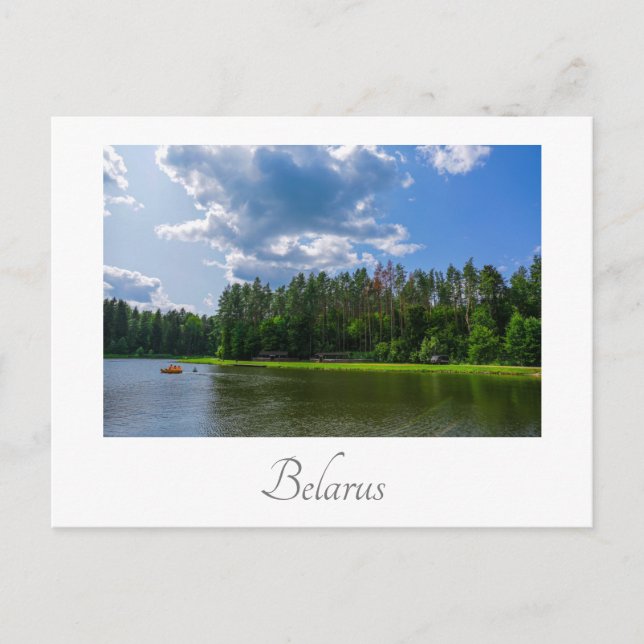 Landschaft Landschaft Seen Sky Belarus Postkarte (Vorderseite)
