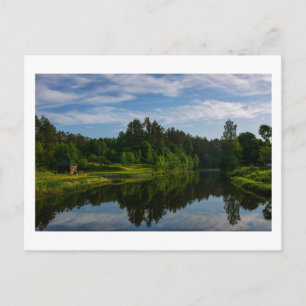 Landschaft Landschaft Seen Weißrussland Postkarte