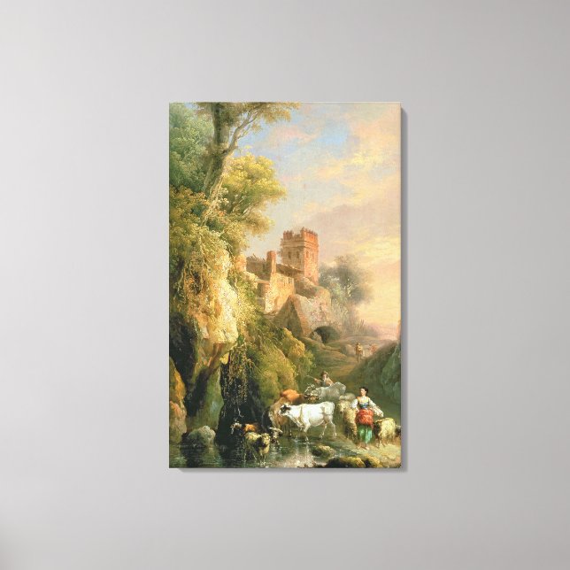 Landschaft Leinwanddruck (Vorderseite)