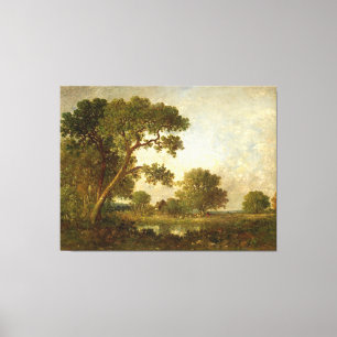 Landschaft, Léon-Victor Dupré, 1869 Leinwanddruck