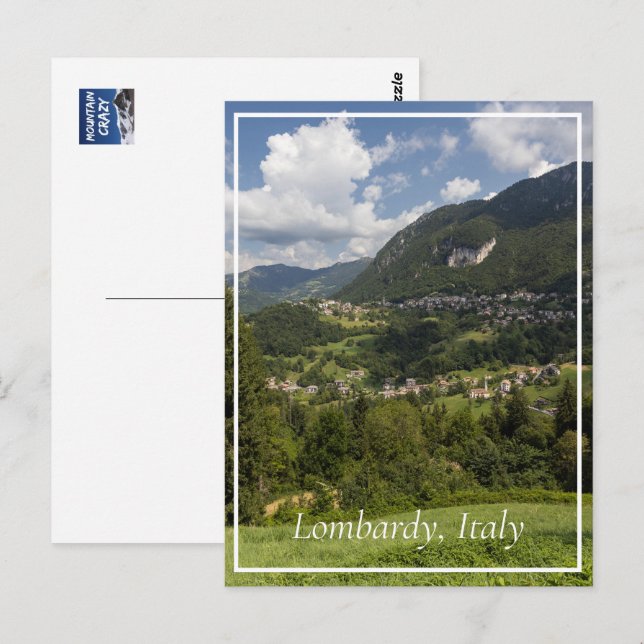 Landschaft Lombardei, Italien Postkarte (Vorne/Hinten)