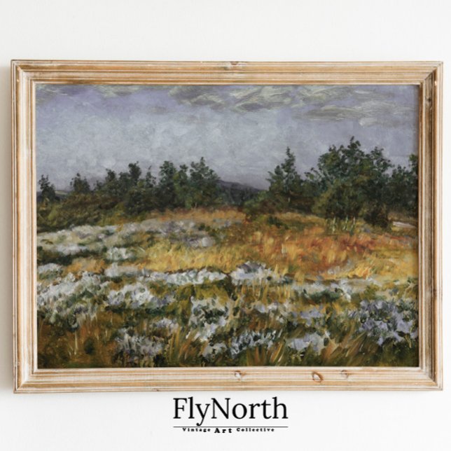 Landschaft Malerei Print Antique Village Wasserfar Poster (Von Creator hochgeladen)