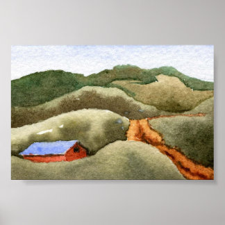 Landschaft Mini-Poster Poster