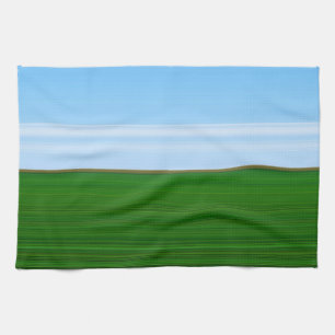 Landschaft - Minimalistischer Stil Geschirrtuch