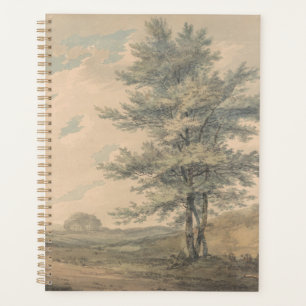 Landschaft mit Bäumen und Figuren - Joseph Mallord Planer