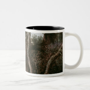 Landschaft mit Brücke, c.1628 Zweifarbige Tasse