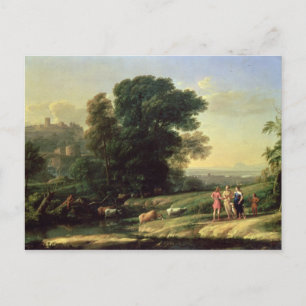 Landschaft mit Cephalus Postkarte
