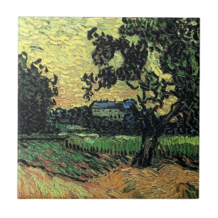 Landschaft mit Chateau von Auvers von Vincent van  Fliese