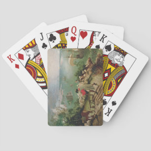 Landschaft mit dem Fall von Icarus, c.1555 Spielkarten