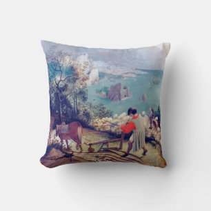 Landschaft mit dem Fall von Icarus, Pieter Bruegel Kissen