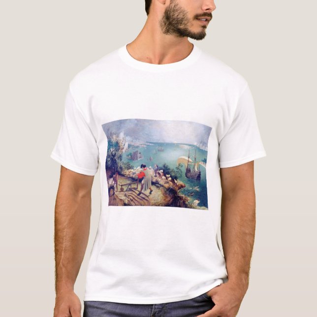 Landschaft mit dem Fall von Icarus, Pieter Bruegel T-Shirt (Vorderseite)