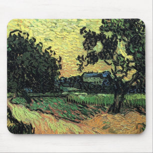 Landschaft mit dem Schloss von Auvers von Vincent  Mousepad
