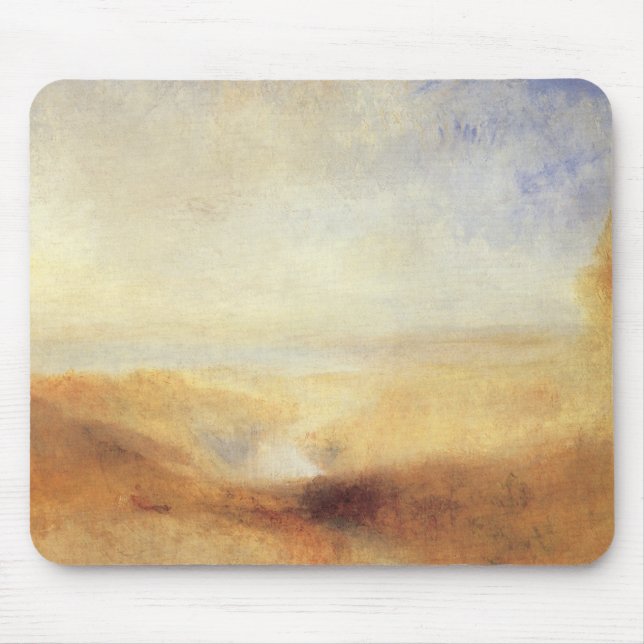 Landschaft mit der Ferne der Bucht von Joseph Turn Mousepad (Vorne)