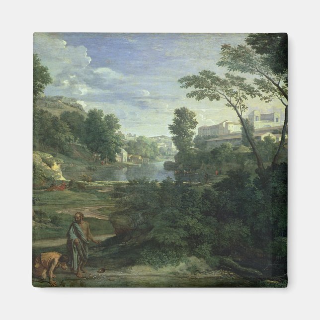 Landschaft mit Diogenes, 1648 Magnet (Vorne)