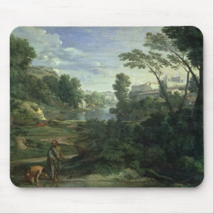 Landschaft mit Diogenese, 1648 Mousepad