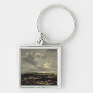 Landschaft mit Dünen nähern sich Haarlem (Öl auf Schlüsselanhänger