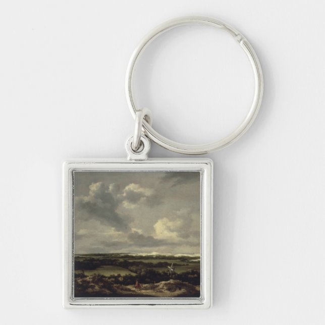 Landschaft mit Dünen nähern sich Haarlem (Öl auf Schlüsselanhänger (Vorne)
