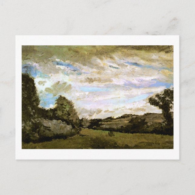 Landschaft mit Dünen, Vincent van Gogh Postkarte (Vorderseite)