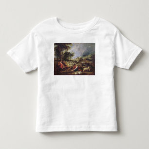 Landschaft mit einem Regenbogen Kleinkind T-shirt