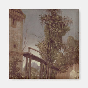 Landschaft mit einem Steg, c.1518-20 Magnet