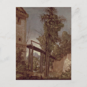 Landschaft mit einer Brücke, c.1518-20 Postkarte