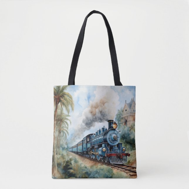 Landschaft mit einer viktorianischen Bahn Tasche (Vorderseite)