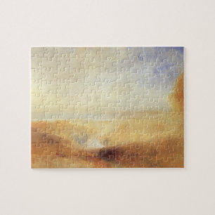 Landschaft mit entfernter Flussbucht von Joseph Tu