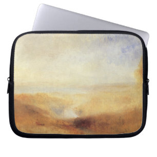 Landschaft mit entfernter Flussbucht von Joseph Tu Laptopschutzhülle