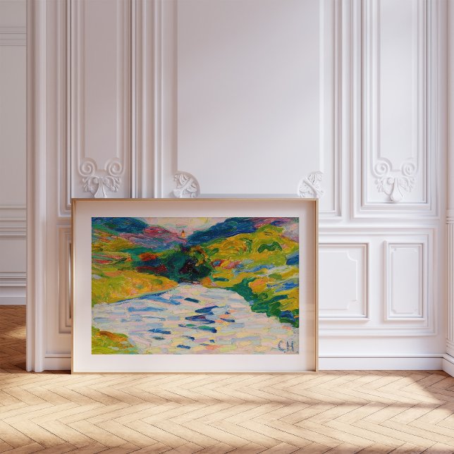 Landschaft mit Fluss | Curt Herrmann Poster (Von Creator hochgeladen)