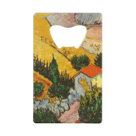Landschaft mit Haus und PloughmaVincent van Gogh Geldbeutel Flaschenöffner