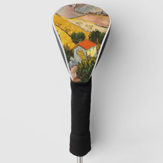 Landschaft mit Haus und PloughmaVincent van Gogh Golf Headcover (Vorderseite)