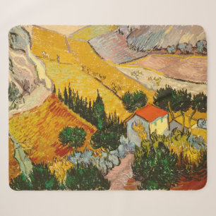 Landschaft mit Haus und PloughmaVincent van Gogh Sherpadecke