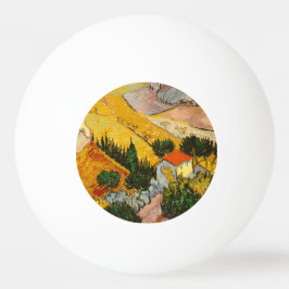 Landschaft mit Haus und PloughmaVincent van Gogh Tischtennisball